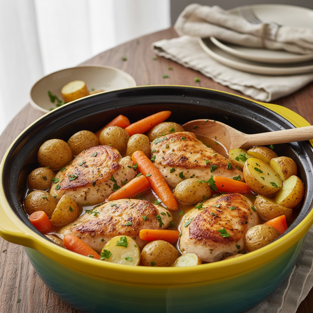 Effortless Dairy-Free Crockpot Chicken and Veggies for Busy Families