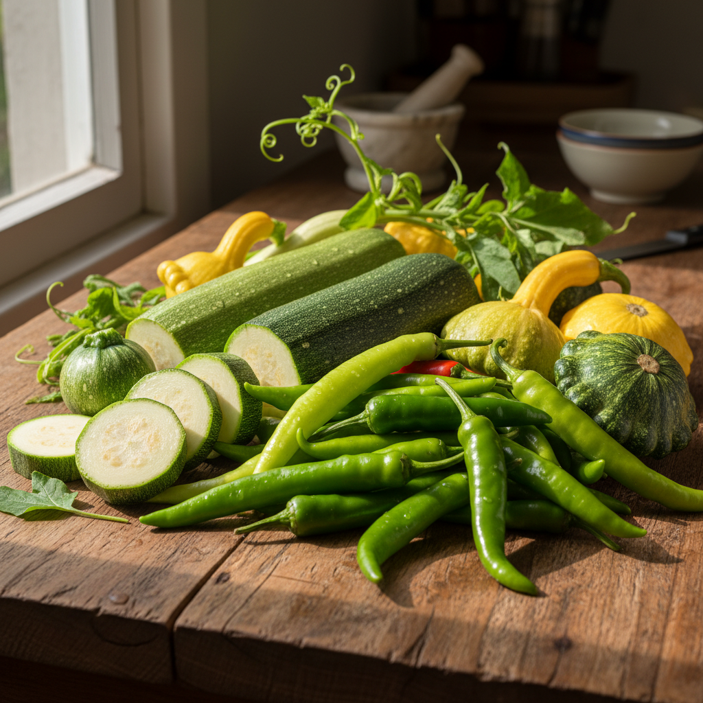 Creative Ways to Use Green Chilies, Zucchini, and Squash Before They Spoil