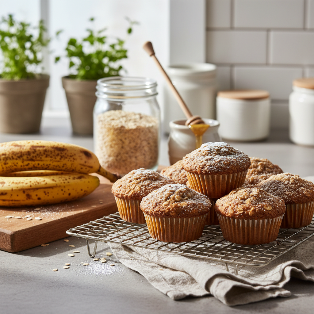 Banana Oat Muffins: A Healthy One-Bowl Delight for Busy Families