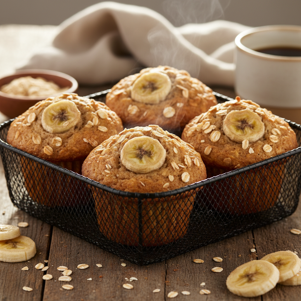 Delicious Banana Oat Muffins: Gluten-Free, Sugar-Free, and Dairy-Free