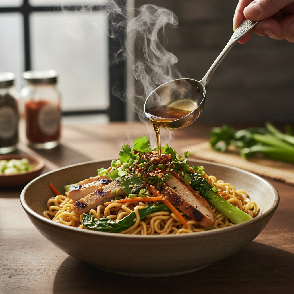 Mastering the Art of Hot Oil Pouring: A Guide to Flavorful Asian Cooking